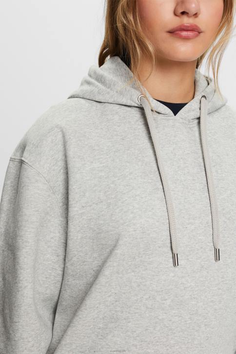 megztiniai ir gobtuvai šviesiai pilka moterys Esprit perdirbtas: per didelis gobtuvas 4D6F30