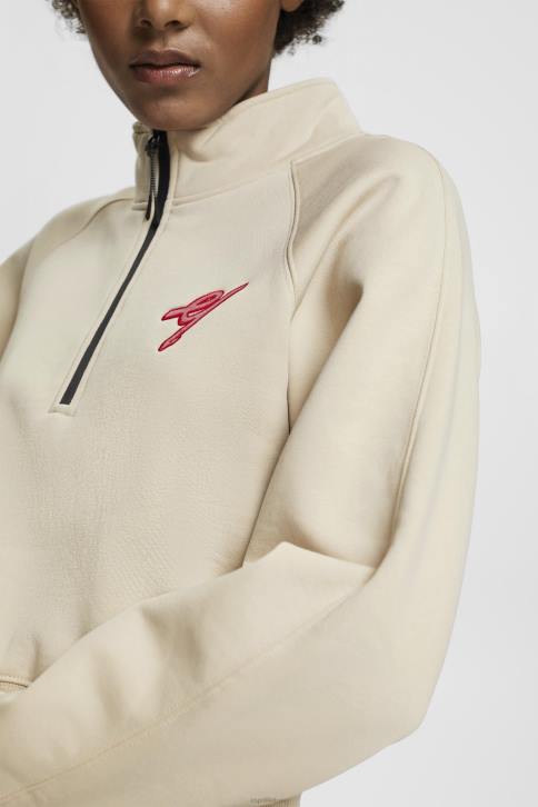 megztiniai ir gobtuvai šviesiai taupus moterys Esprit megztinis su pusiau užtrauktuku 4D6F160