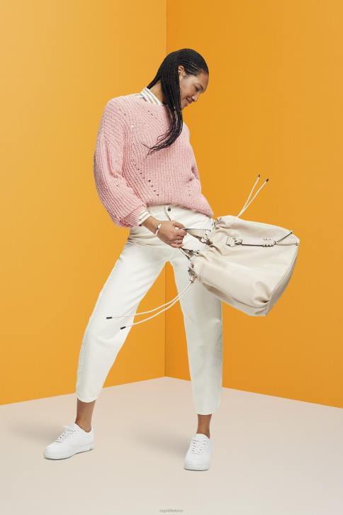 megztiniai rožinis moterys Esprit kabeliu megztas megztinis 4D6F273