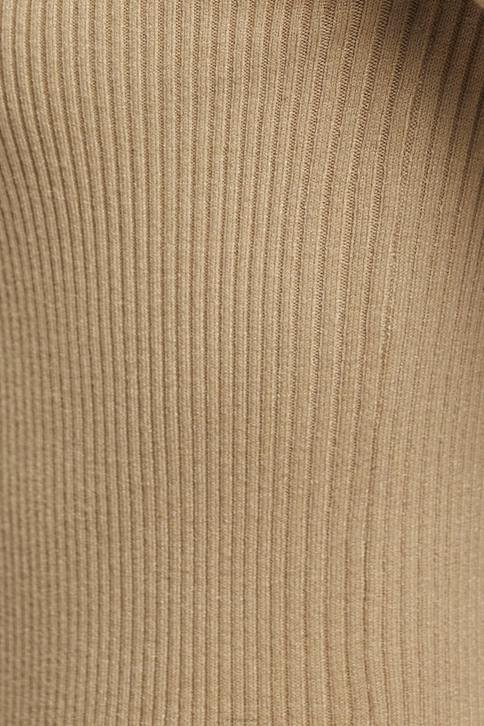 megztiniai smėlis moterys Esprit megztinis trumpomis rankovėmis briaunotas 4D6F318