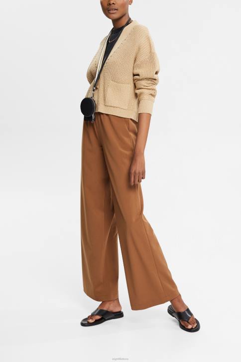 megztiniai smėlis moterys Esprit stambus megztas medvilnės mišinio megztinis 4D6F392