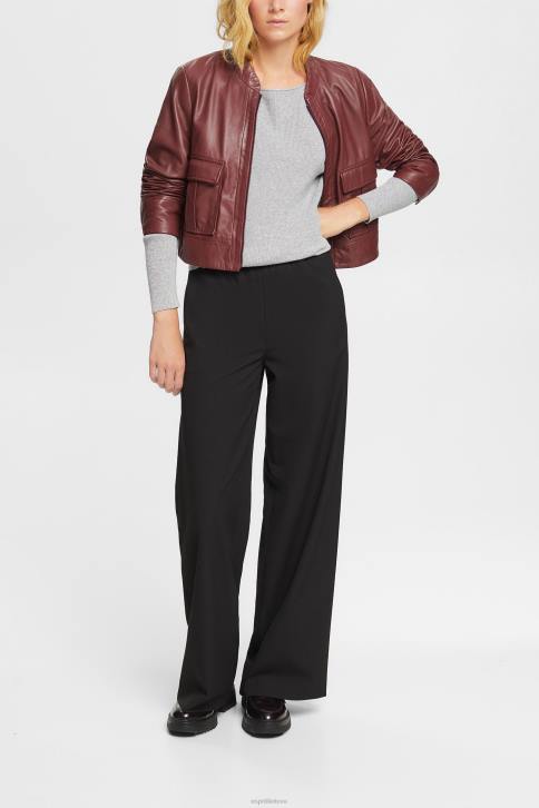 megztiniai vidutinio pilkumo moterys Esprit megztas džemperis su rankovėmis 4D6F544