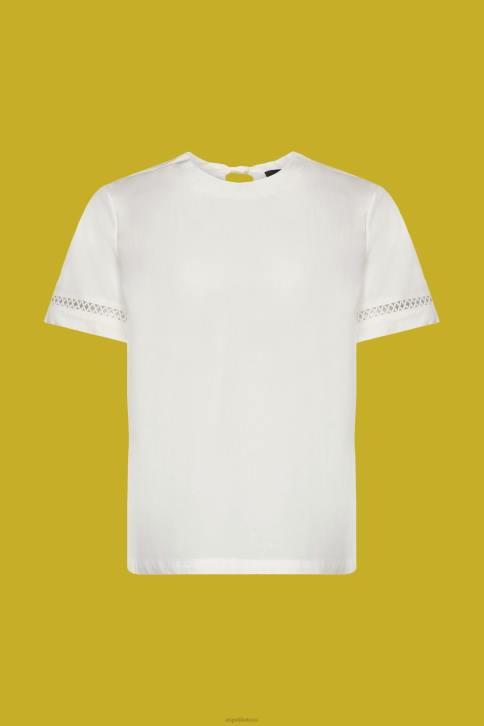 palaidinės baltas moterys Esprit atvira palaidinė, tencel 4D6F201