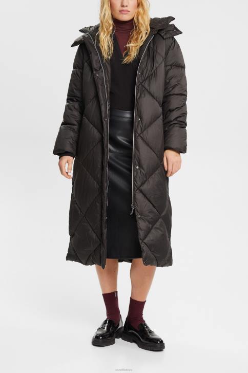 palaidinės juodas moterys Esprit palaidinė su smocked detalėmis, lenzing ecovero 4D6F370