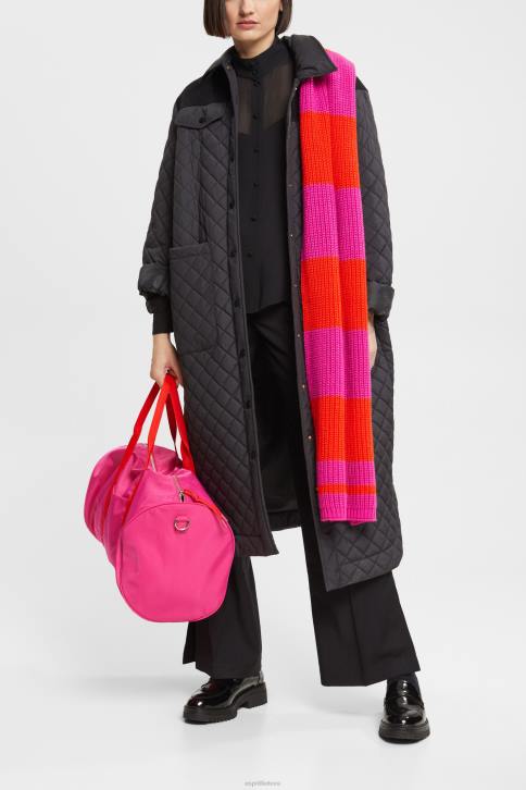 palaidinės juodas moterys Esprit plati šifono palaidinė 4D6F426