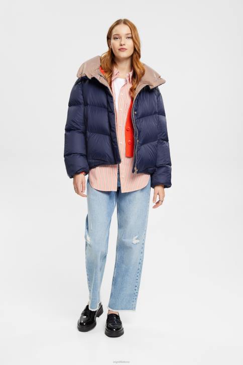 palaidinės oranžinė raudona moterys Esprit dryžuota poplino palaidinė 4D6F349