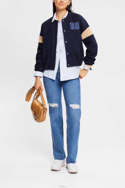 palaidinės šviesiai mėlynas moterys Esprit dryžuota palaidinė 4D6F552