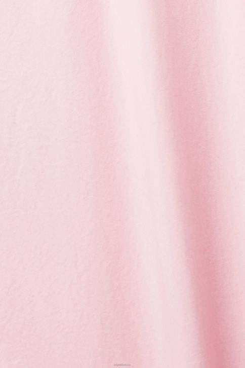 palaidinės šviesiai rožinė moterys Esprit didelio dydžio balta medvilninė palaidinė 4D6F407