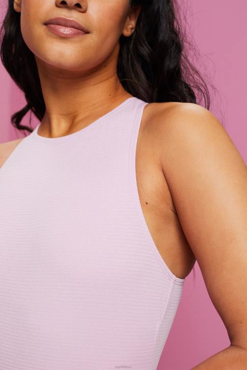 plaukti alyvinė moterys Esprit kryžminės tekstūros maudymosi kostiumėlis 4D6F80