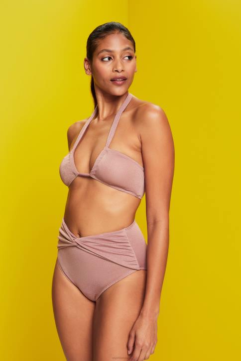 plaukti cinamono moterys Esprit perdirbtas: blizgantis bando viršus 4D6F83