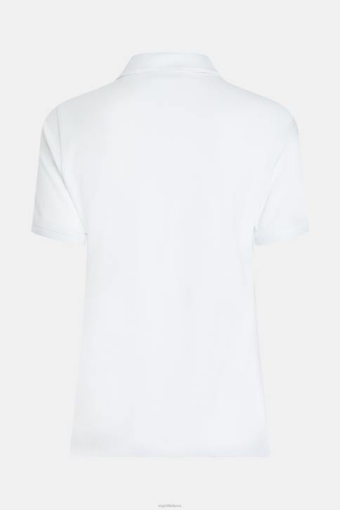 polosai baltas moterys Esprit delfinų teniso klubas klasikinis polo 4D6F494