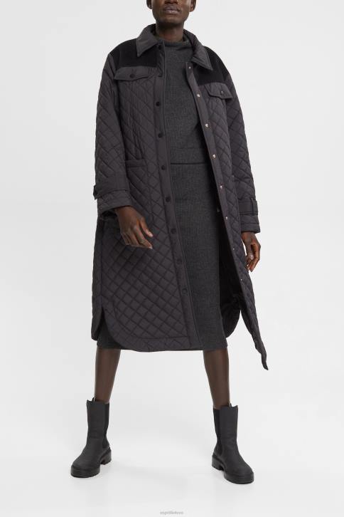 sijonai antracitas moterys Esprit sijonas su šonkauliu pieštuku 4D6F431