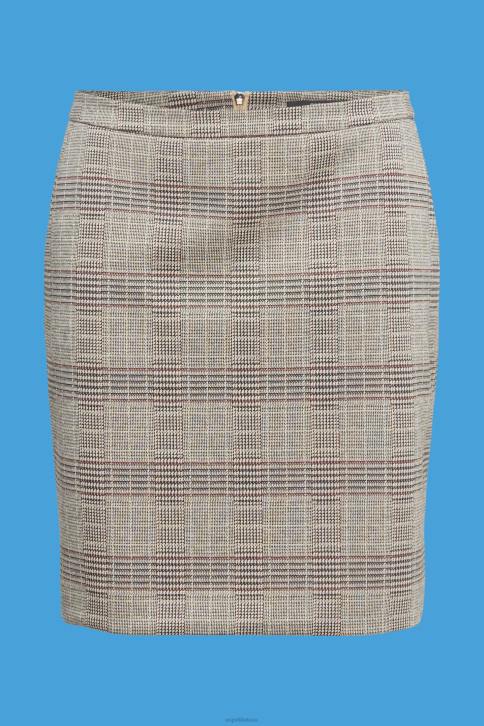 sijonai ledas moterys Esprit patikrinti mini sijoną 4D6F484