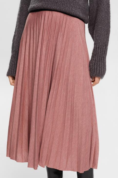 sijonai terakotos moterys Esprit klostuotas midi sijonas 4D6F433