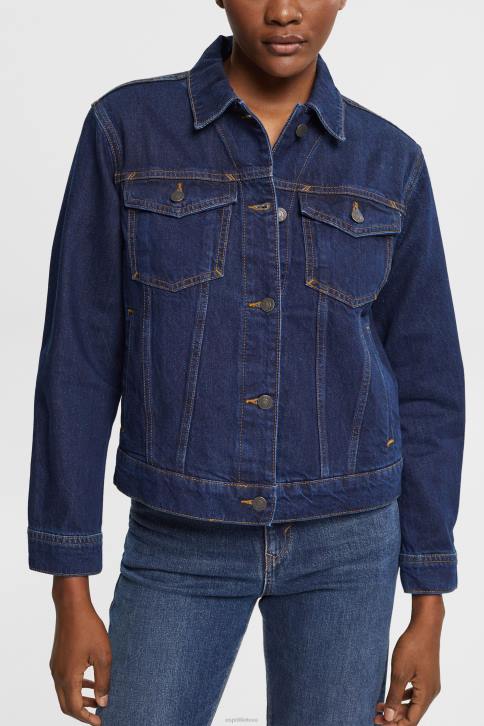 striukės mėlynas tamsus plovimas moterys Esprit džinsinis švarkas 4D6F554