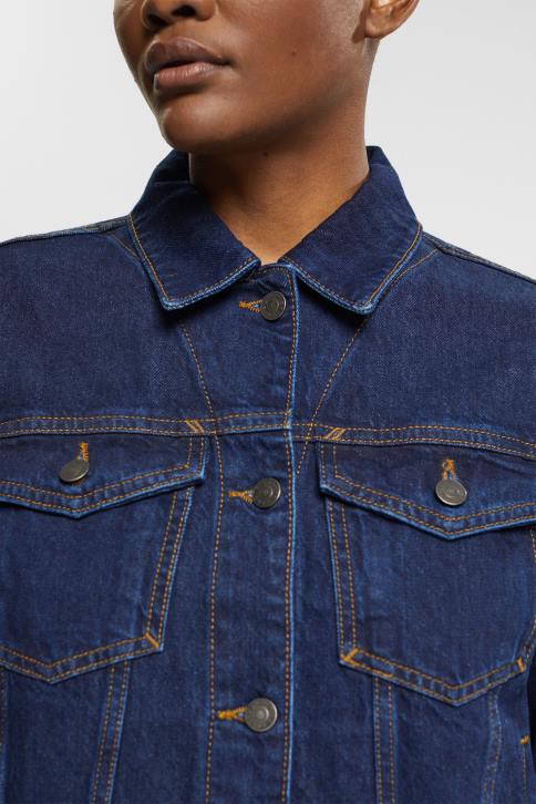 striukės mėlynas tamsus plovimas moterys Esprit džinsinis švarkas 4D6F554