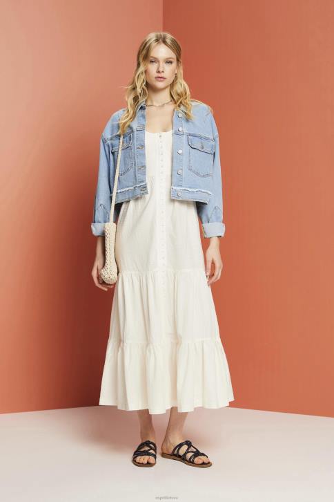 suknelės baltas moterys Esprit Suknelė su petnešėlėmis 4D6F232