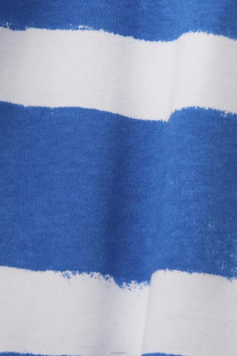 suknelės baltas moterys Esprit dryžuota marškinėlių suknelė 4D6F182