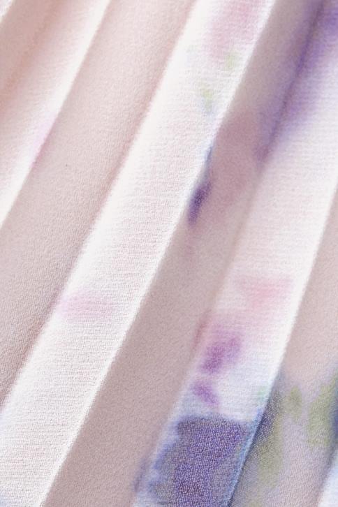 suknelės baltas moterys Esprit klostuota šifono midi suknelė 4D6F94