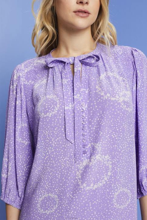 suknelės baltas moterys Esprit raštuota mini suknelė su peteliške 4D6F230