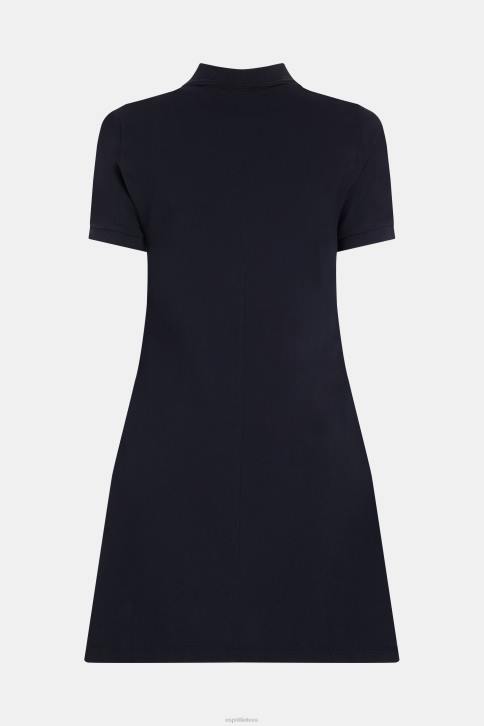 suknelės juodas moterys Esprit delfinų teniso klubo klasikinė polo suknelė 4D6F504