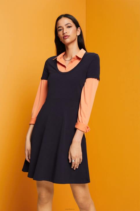 suknelės karinis jūrų laivynas moterys Esprit džersio mini suknelė 4D6F61