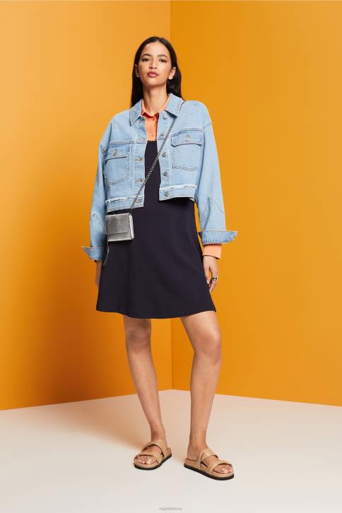 suknelės karinis jūrų laivynas moterys Esprit džersio mini suknelė 4D6F61