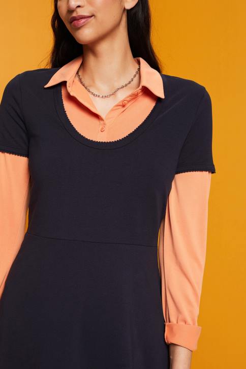 suknelės karinis jūrų laivynas moterys Esprit džersio mini suknelė 4D6F61