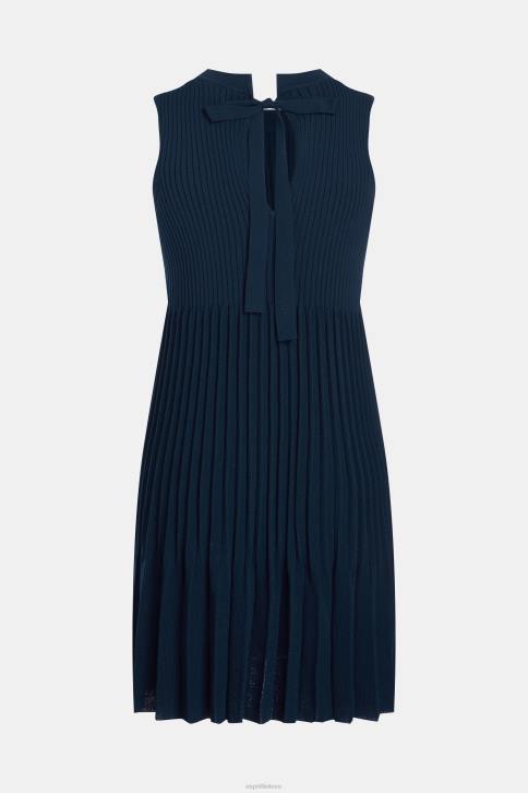 suknelės karinis jūrų laivynas moterys Esprit klostuota ir platėjanti suknelė 4D6F384