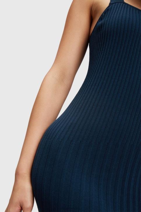 suknelės karinis jūrų laivynas moterys Esprit suknelė su klostuotu dirželiu 4D6F388