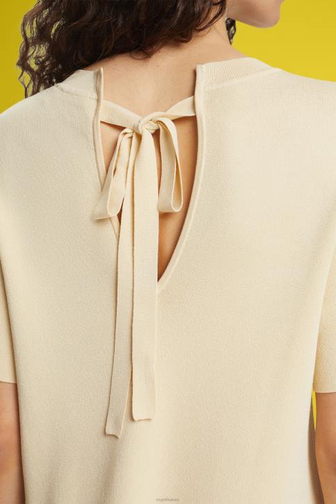 suknelės smėlis moterys Esprit klostuota peplum suknelė 4D6F489