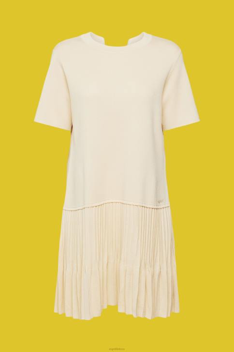 suknelės smėlis moterys Esprit klostuota peplum suknelė 4D6F489