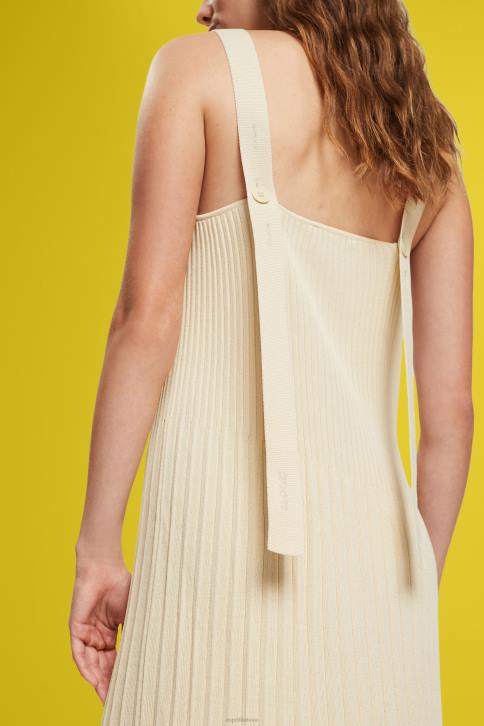 suknelės smėlis moterys Esprit suknelė su klostuotu dirželiu 4D6F492