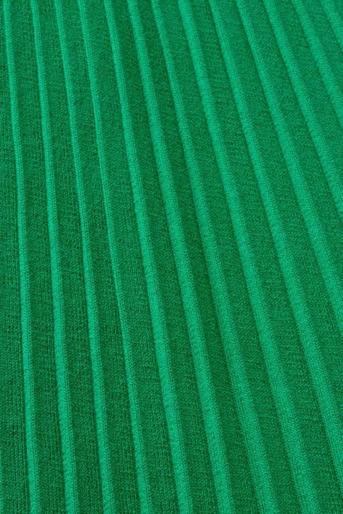 suknelės smaragdo žalia moterys Esprit iškirpte klostuota midi suknelė trumpomis rankovėmis 4D6F121