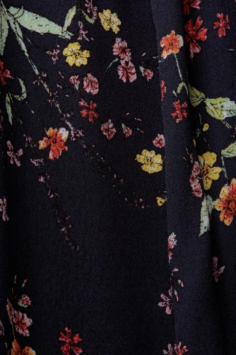 suknelės tamsiai mėlyna moterys Esprit marginta midi suknelė su perrišamu diržu 4D6F189