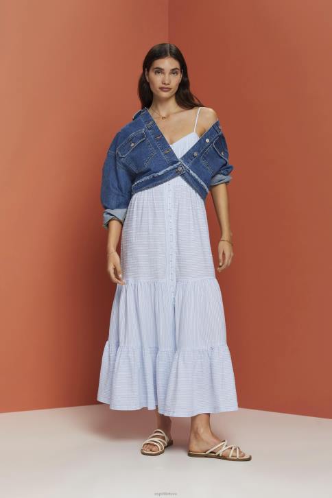 suknelės šviesiai mėlynas moterys Esprit Suknelė su petnešėlėmis 4D6F233