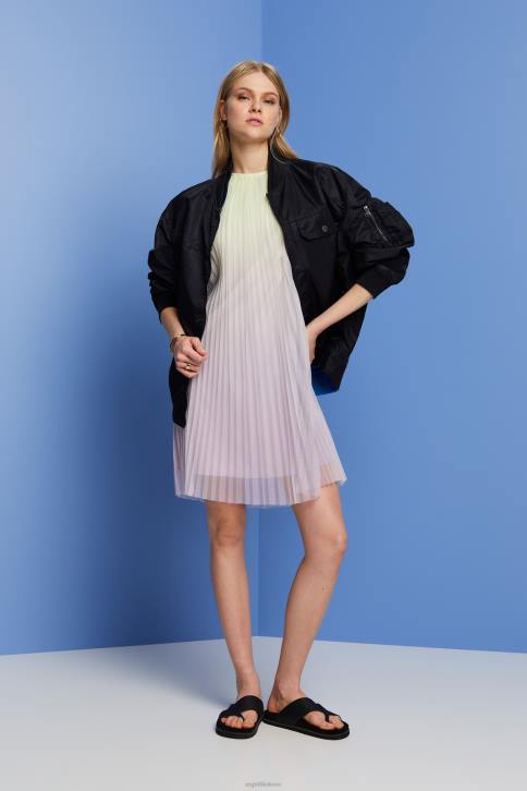 suknelės violetinė moterys Esprit plisse mini suknele 4D6F134