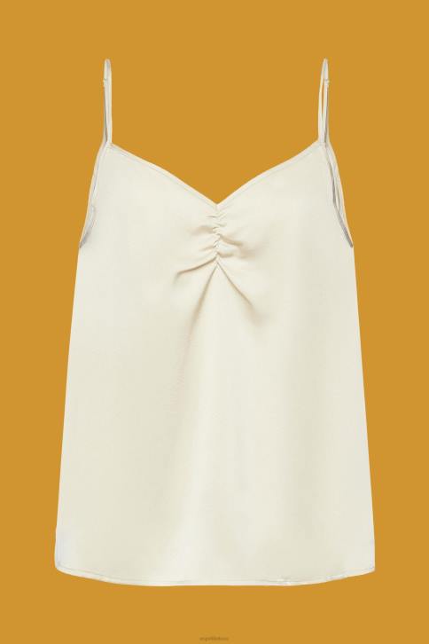 viršuje šviesiai taupus moterys Esprit viršus su satininiu dirželiu 4D6F355