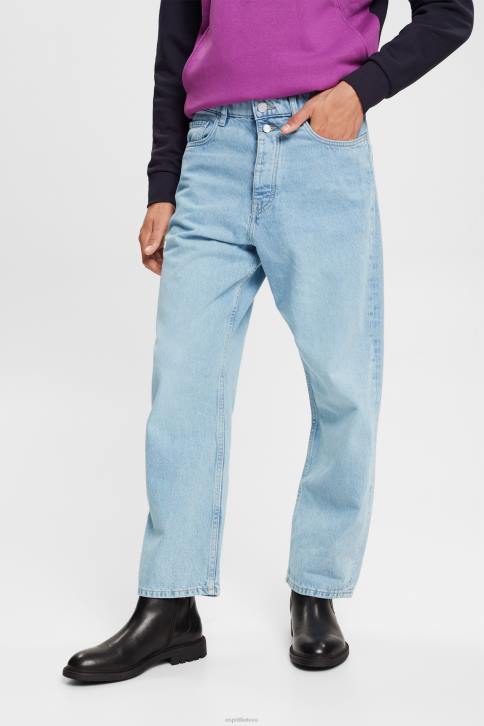 džinsinio audinio mėlyna balinta vyrų Esprit laisvi džinsai iš tvarios medvilnės 4D6F848