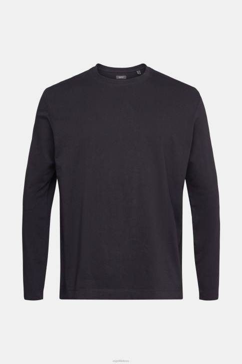 ilga rankovė juodas vyrų Esprit trikotažas ilgomis rankovėmis 4D6F946