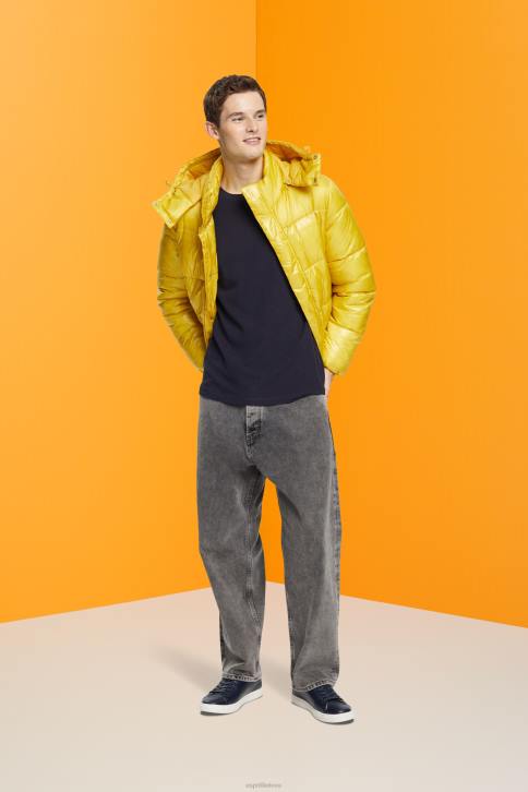 ilga rankovė karinis jūrų laivynas vyrų Esprit vaflinis pique viršus ilgomis rankovėmis 4D6F824