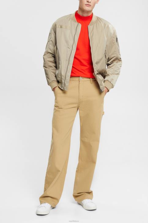 ilga rankovė raudona vyrų Esprit stovi apykakle ilgomis rankovėmis 4D6F944