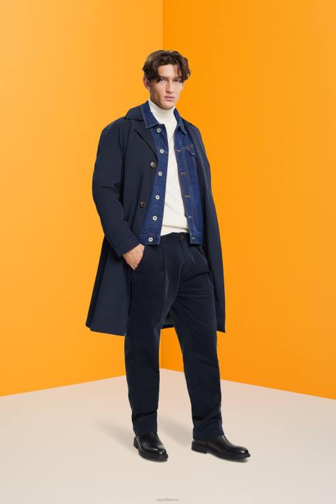 kelnes ir kelnes karinis jūrų laivynas vyrų Esprit plačios velvetinės kelnės 4D6F333