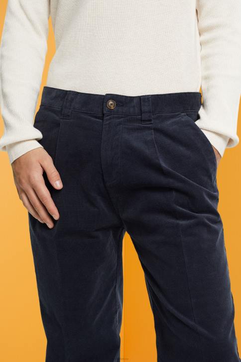 kelnes ir kelnes karinis jūrų laivynas vyrų Esprit plačios velvetinės kelnės 4D6F333