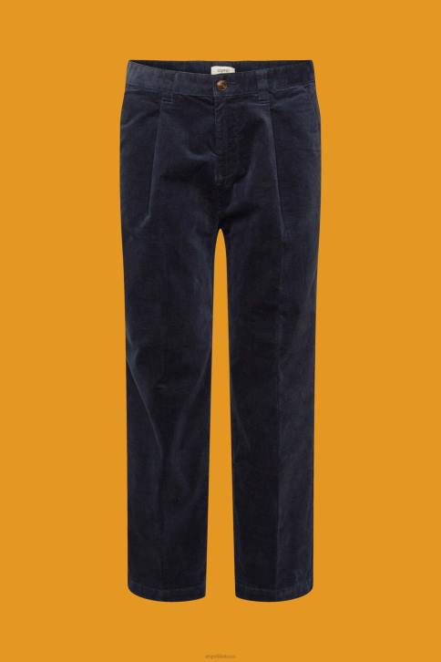 kelnes ir kelnes karinis jūrų laivynas vyrų Esprit plačios velvetinės kelnės 4D6F333