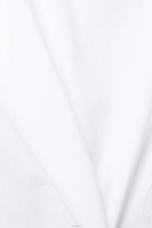 marškinėliai baltas vyrų Esprit marškinėliai su išsiuvinėtu logotipu 4D6F915