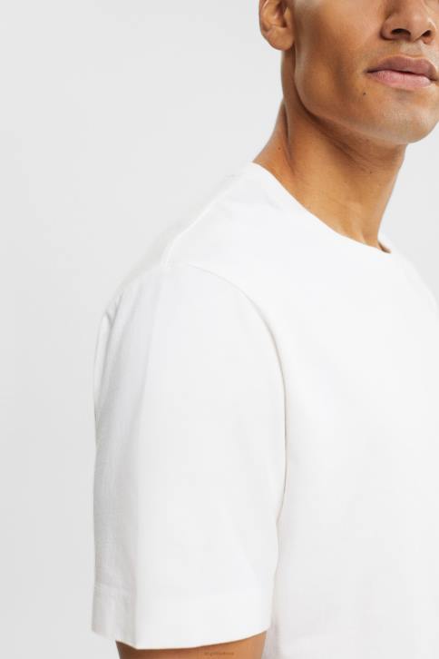 marškinėliai baltas vyrų Esprit paprasti marškinėliai 4D6F929
