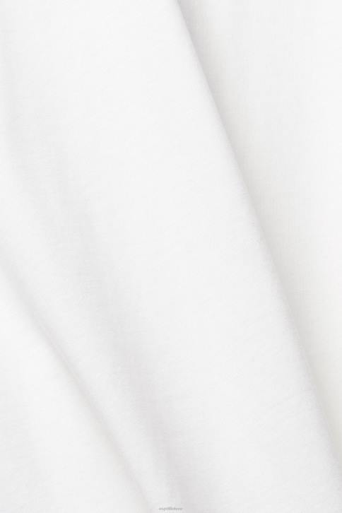 marškinėliai baltas vyrų Esprit paprasti marškinėliai 4D6F929