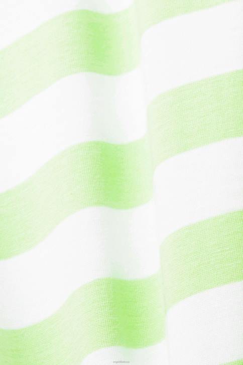 marškinėliai citrusinių vaisių vyrų Esprit tvarios medvilnės dryžuoti marškinėliai 4D6F742