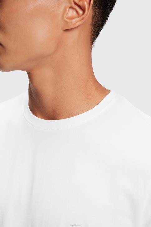 marškinėliai juoda balta vyrų Esprit dviejų pakuočių medvilniniai marškinėliai 4D6F857